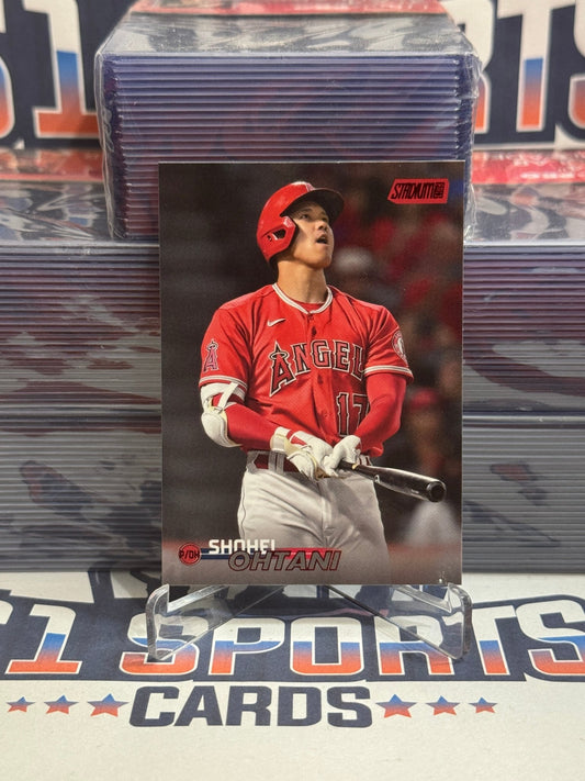 2023 Topps Stadium Club (Red Foil) Shohei Ohtani #136
