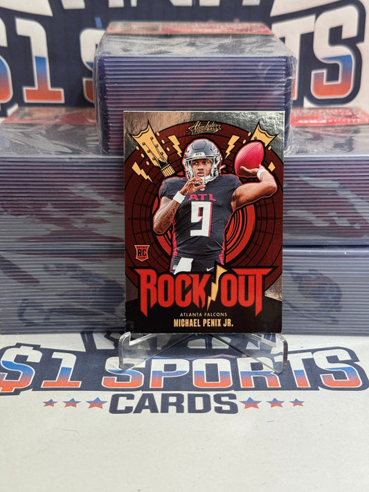 2024 Panini Absolute (Rock Out) Michael Penix Jr. Rookie #RO - MPJ