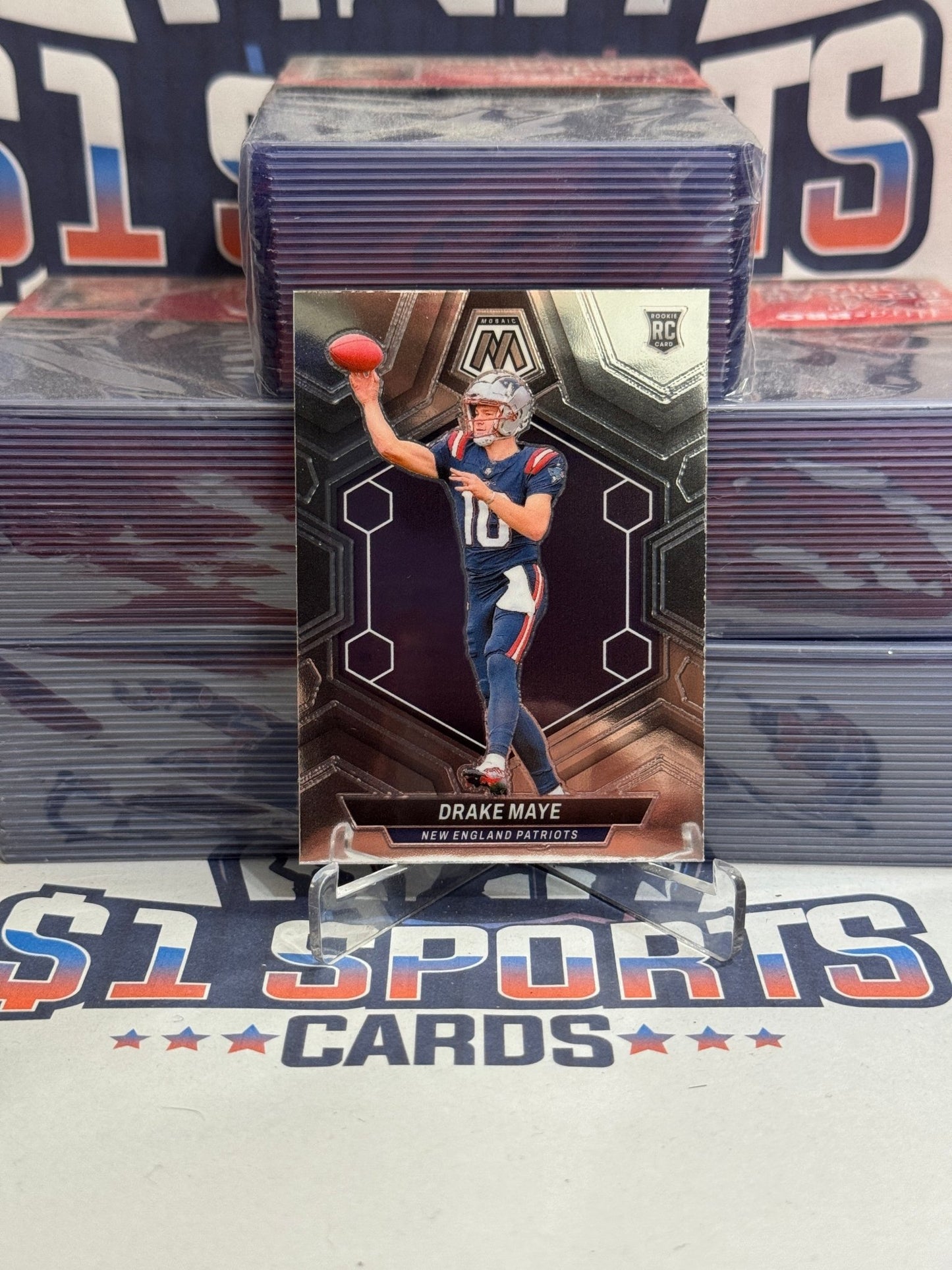 2024 Panini Mosaic Drake Maye Rookie #303