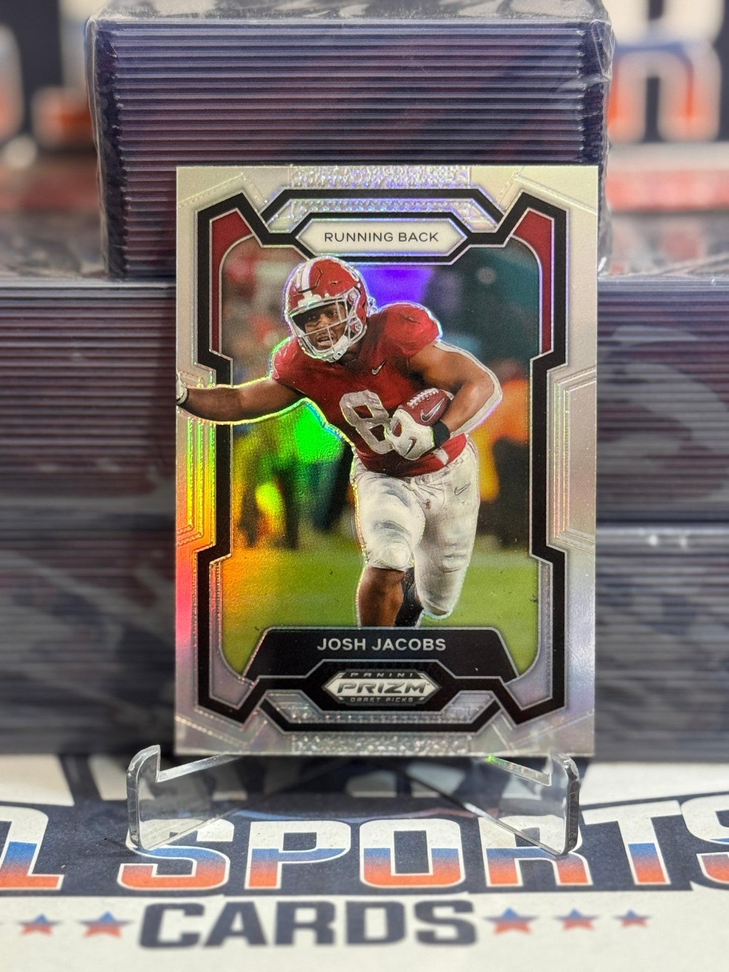 2024 Panini Prizm Draft Picks (Silver Prizm) Josh Jacobs 67