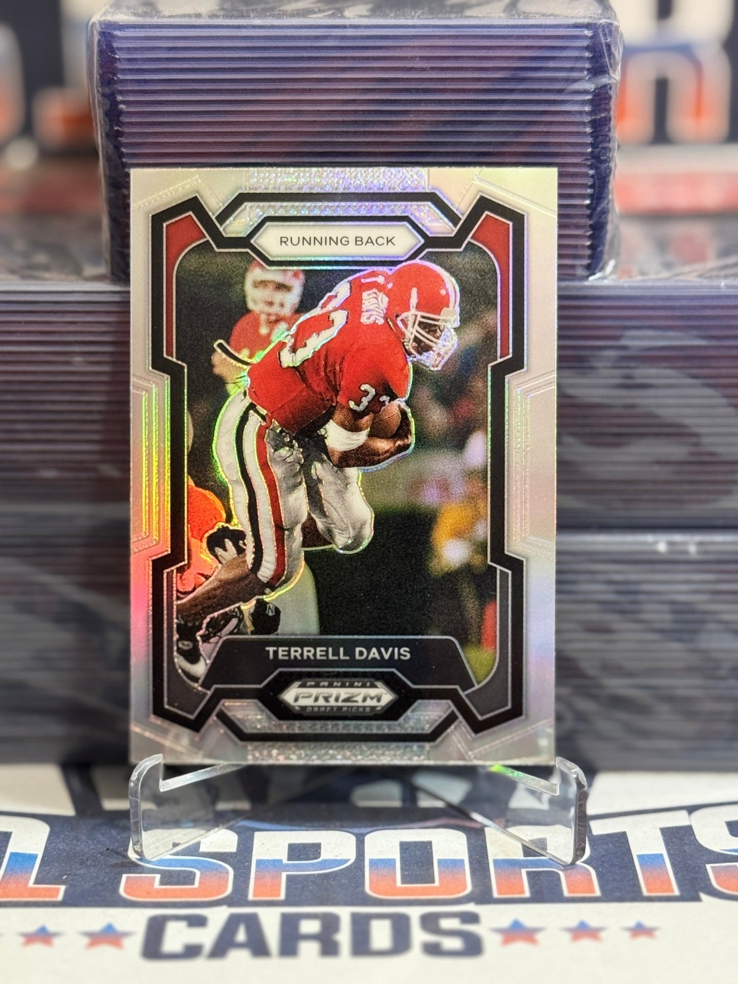 2024 Panini Prizm Draft Picks (Silver Prizm) Terrell Davis 39