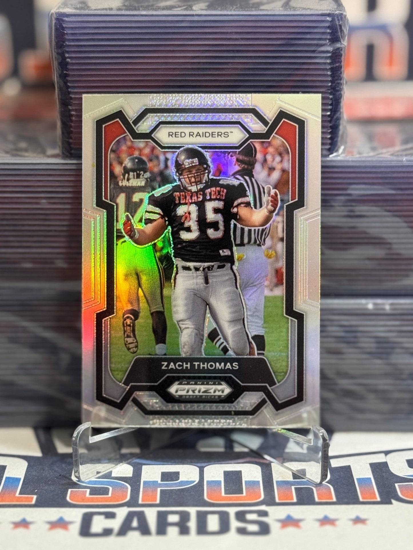 2024 Panini Prizm Draft Picks (Silver Prizm) Zach Thomas 78