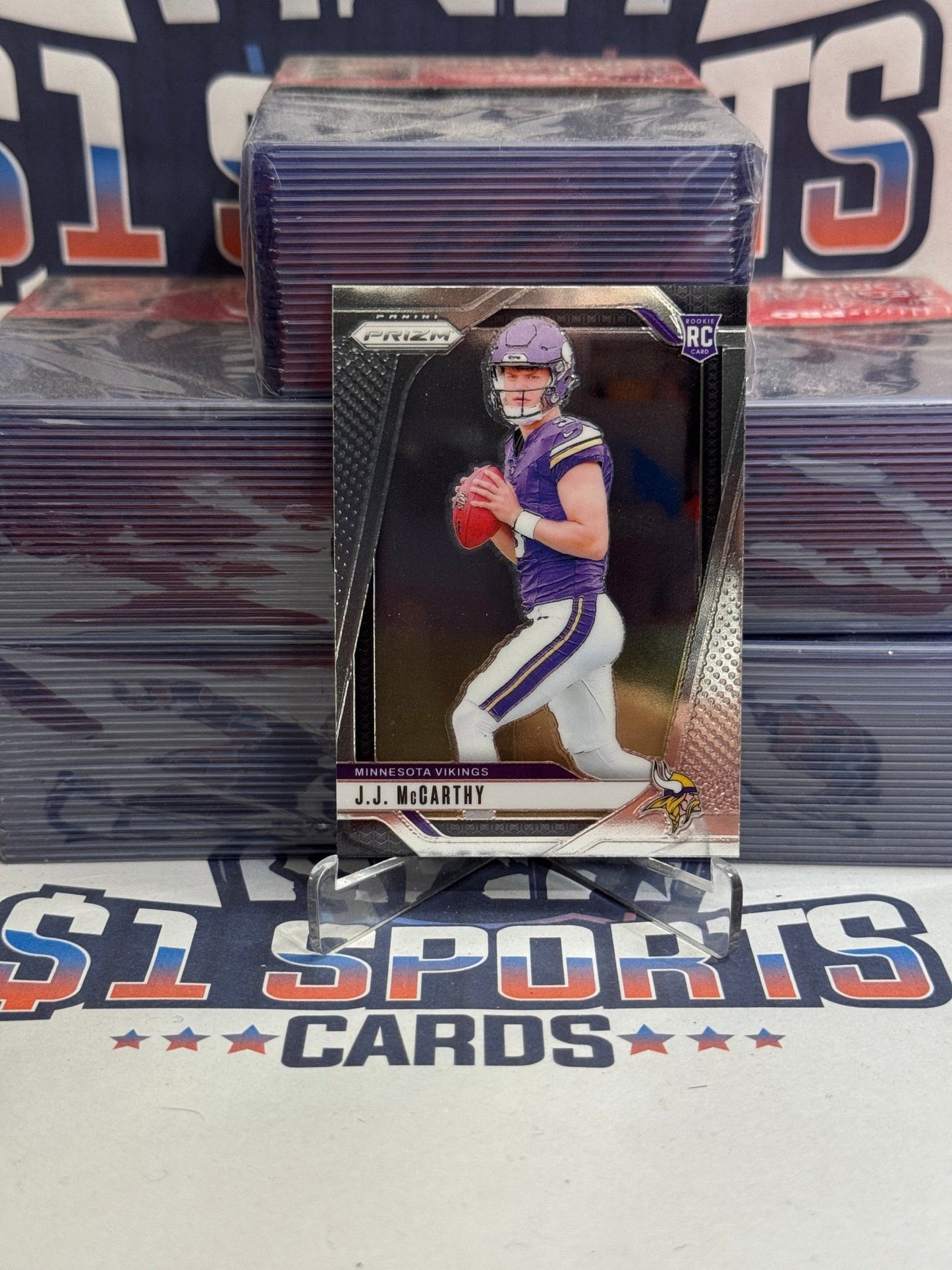 2024 Panini Prizm J.J. McCarthy Rookie #400