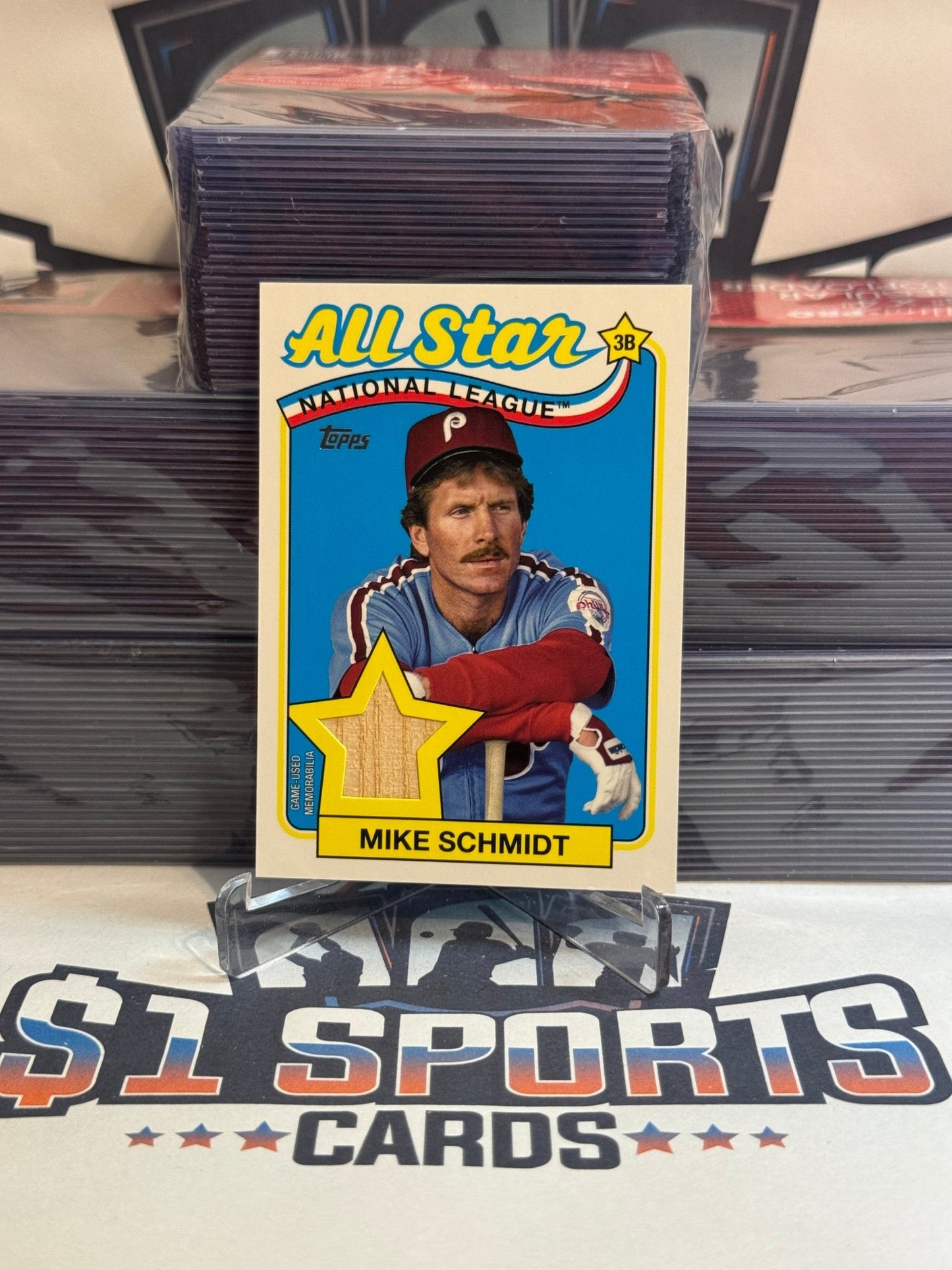 2024 Topps (1989 Redux Relic) Mike Schmidt #89ASR - MS