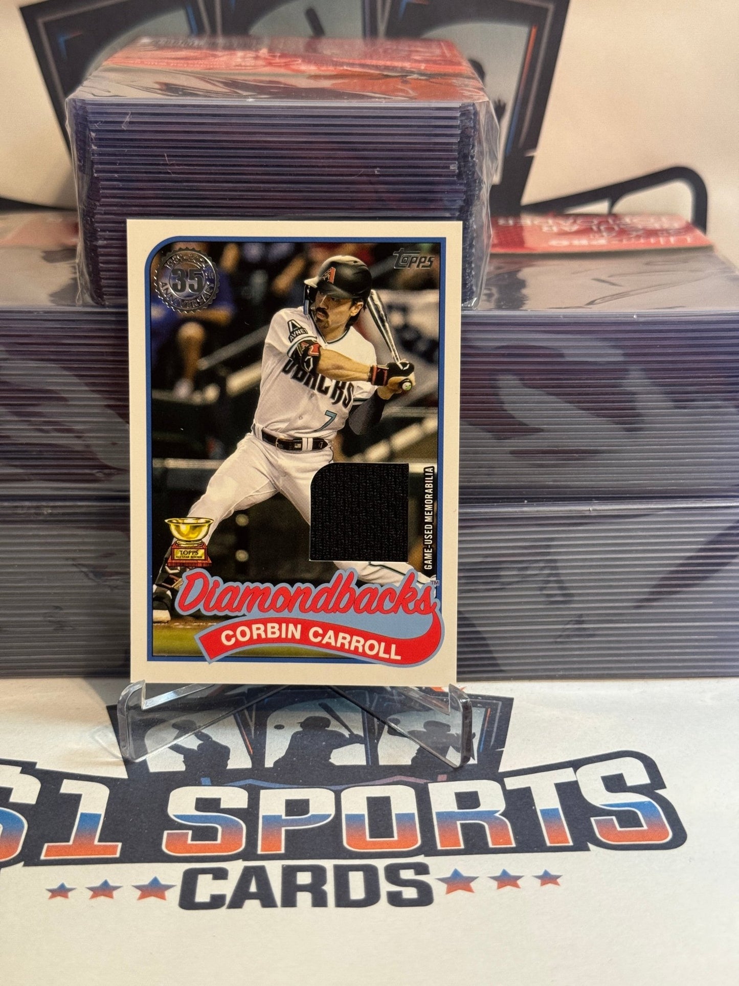 2024 Topps (1989 Redux Relic, Rookie Cup) Corbin Carroll #89R - CCA