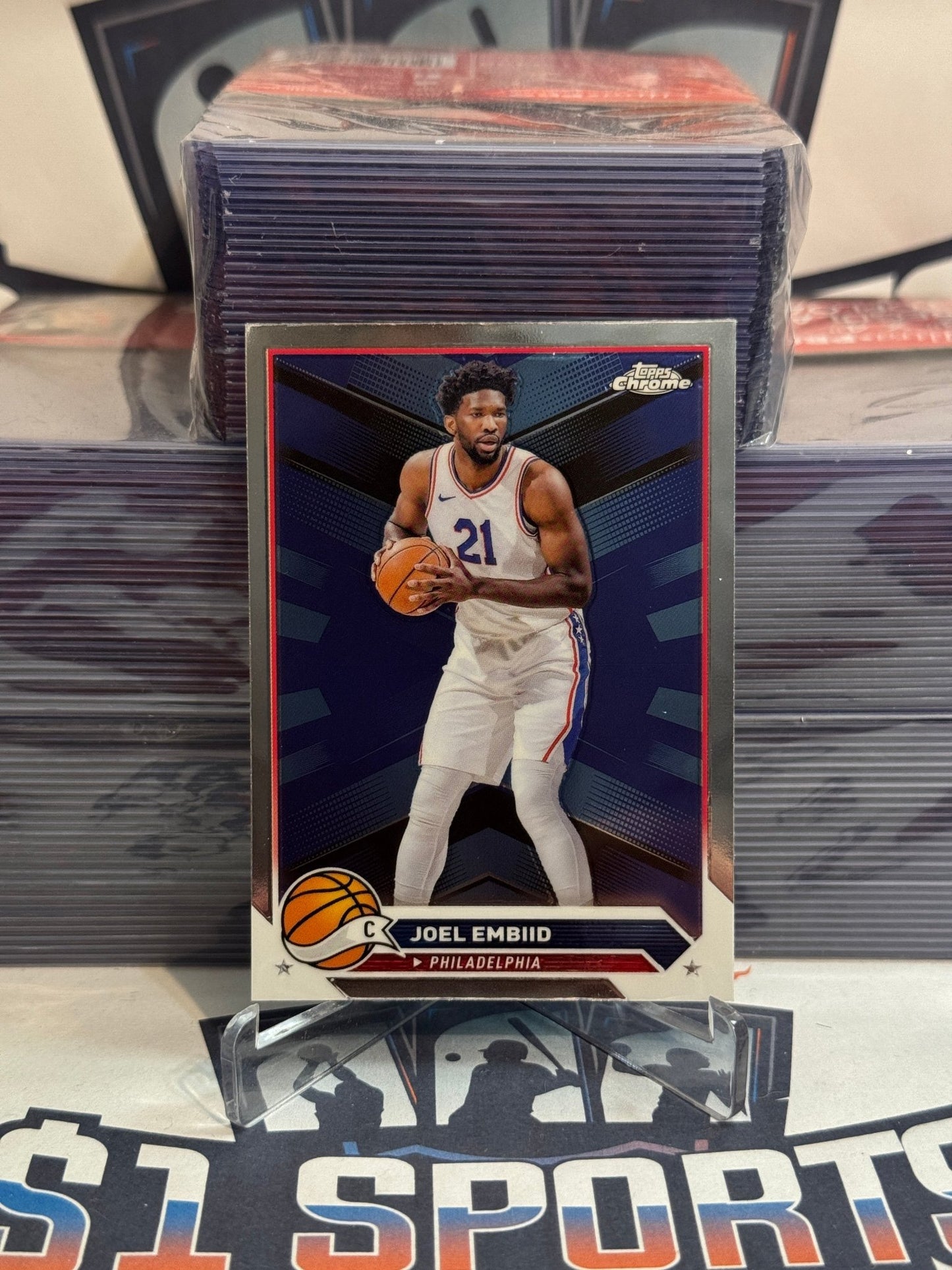 2024 Topps Chrome Joel Embiid #100