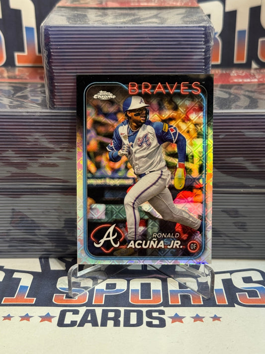 2024 Topps Chrome (Logofractor) Ronald Acuna Jr. #250
