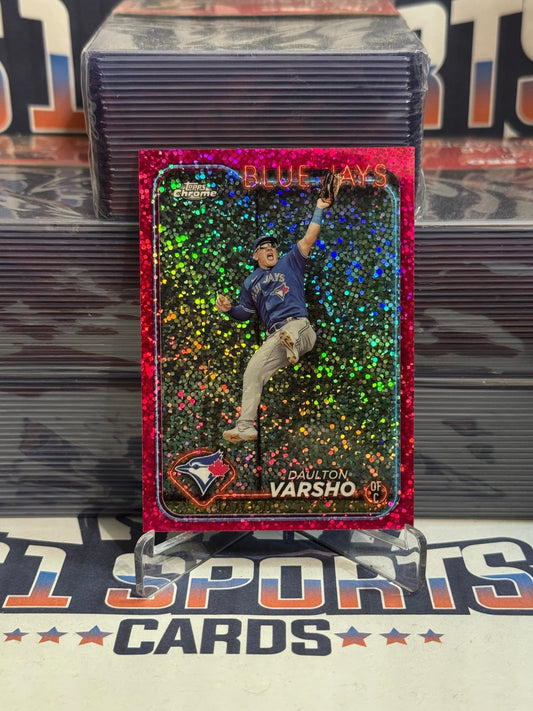 2024 Topps Chrome (Magenta Speckle Refractor 167/350) Daulton Varsho #140