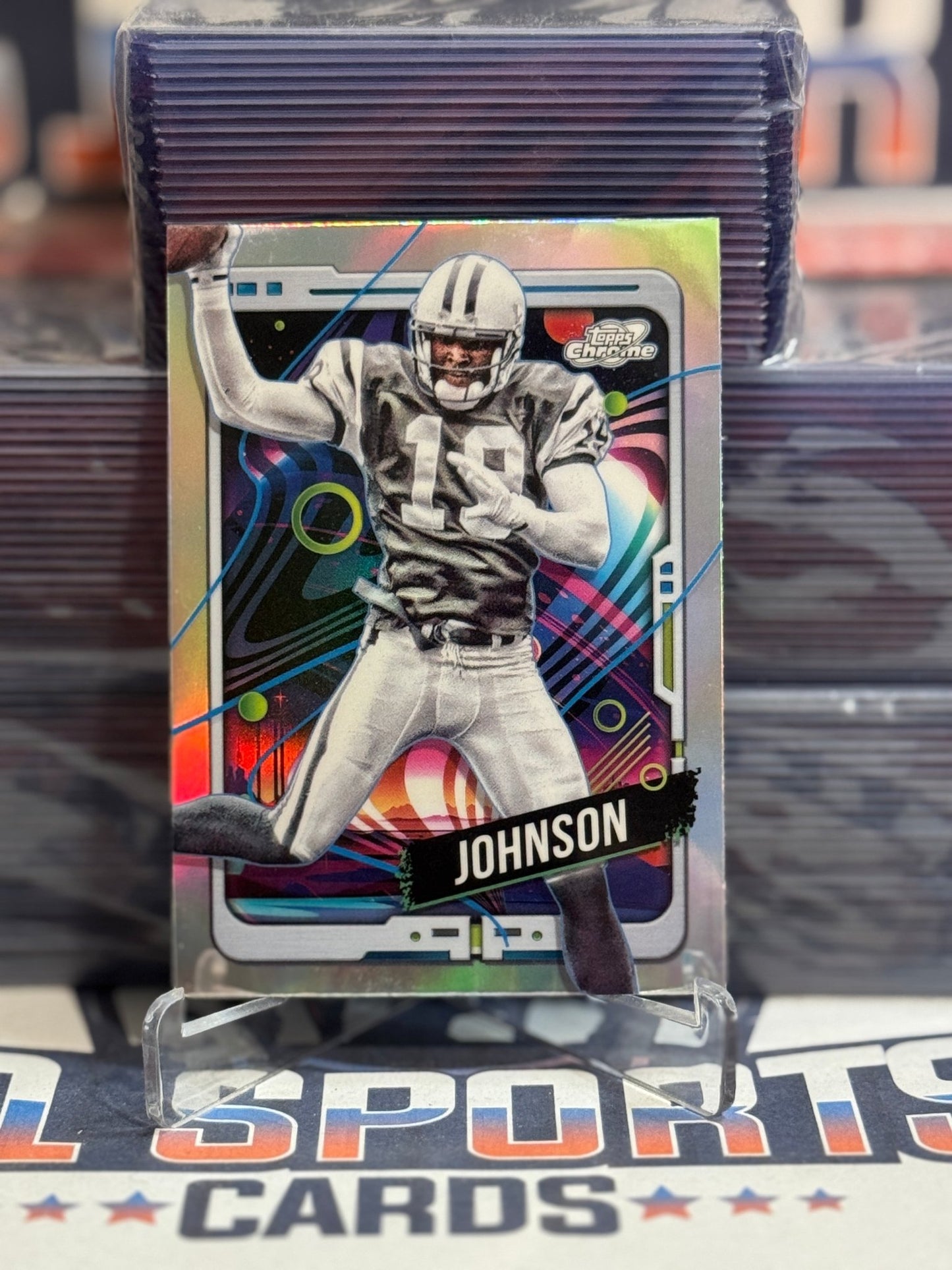 2024 Topps Cosmic Chrome (Refractor) Keshawn Johnson 70