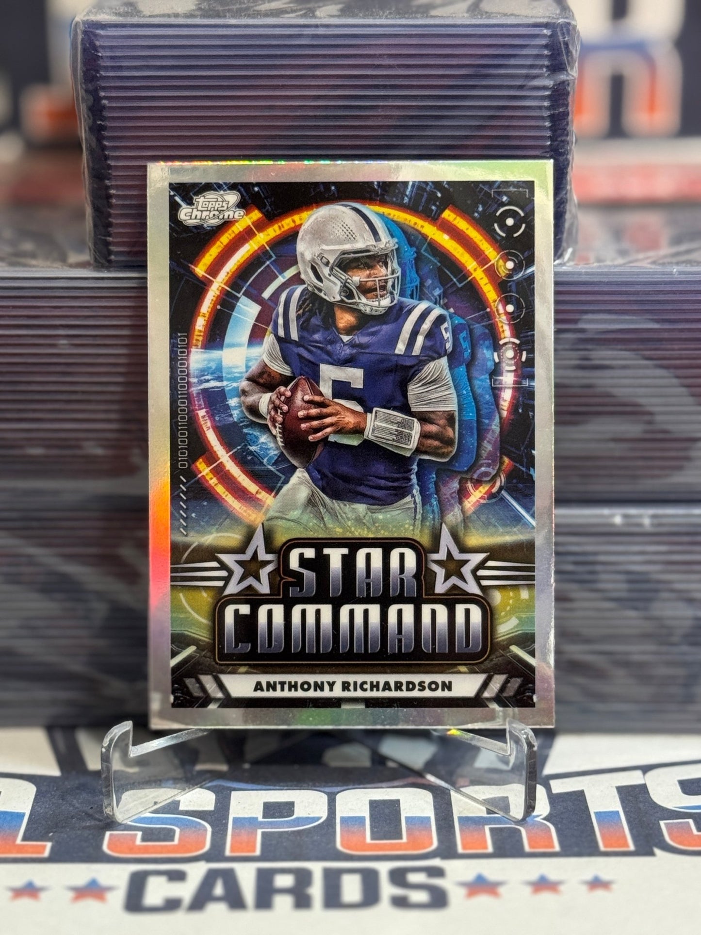 2024 Topps Cosmic Chrome (Refractor, Star Command) Anthony Richardson SC - 14