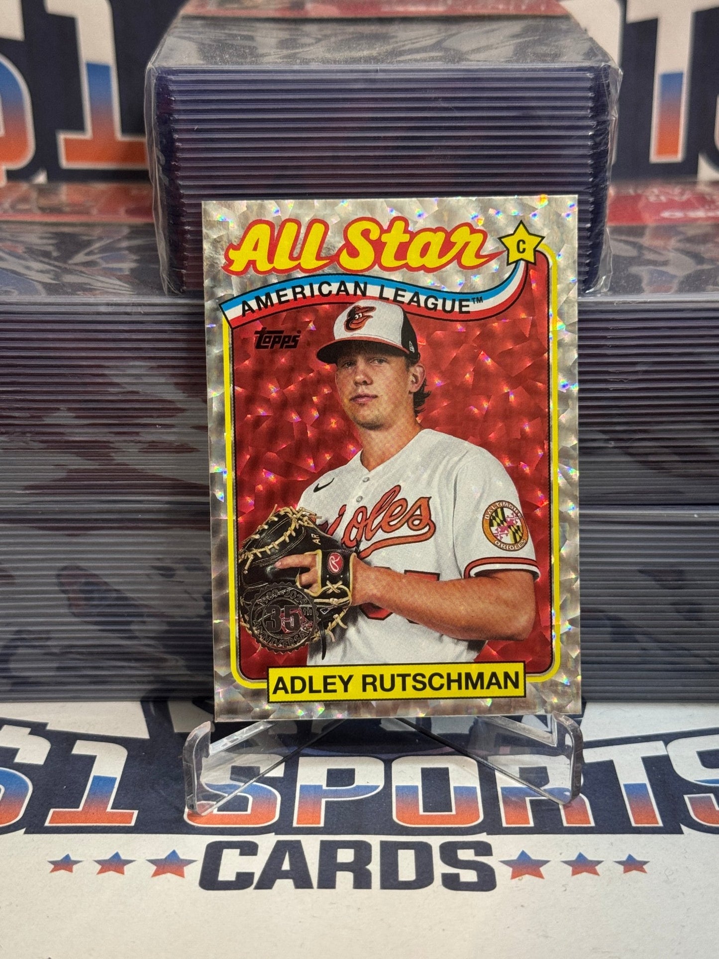 2024 Topps (Foil, 1989 All - Star Redux) Adley Rutschman #89ASB - 34