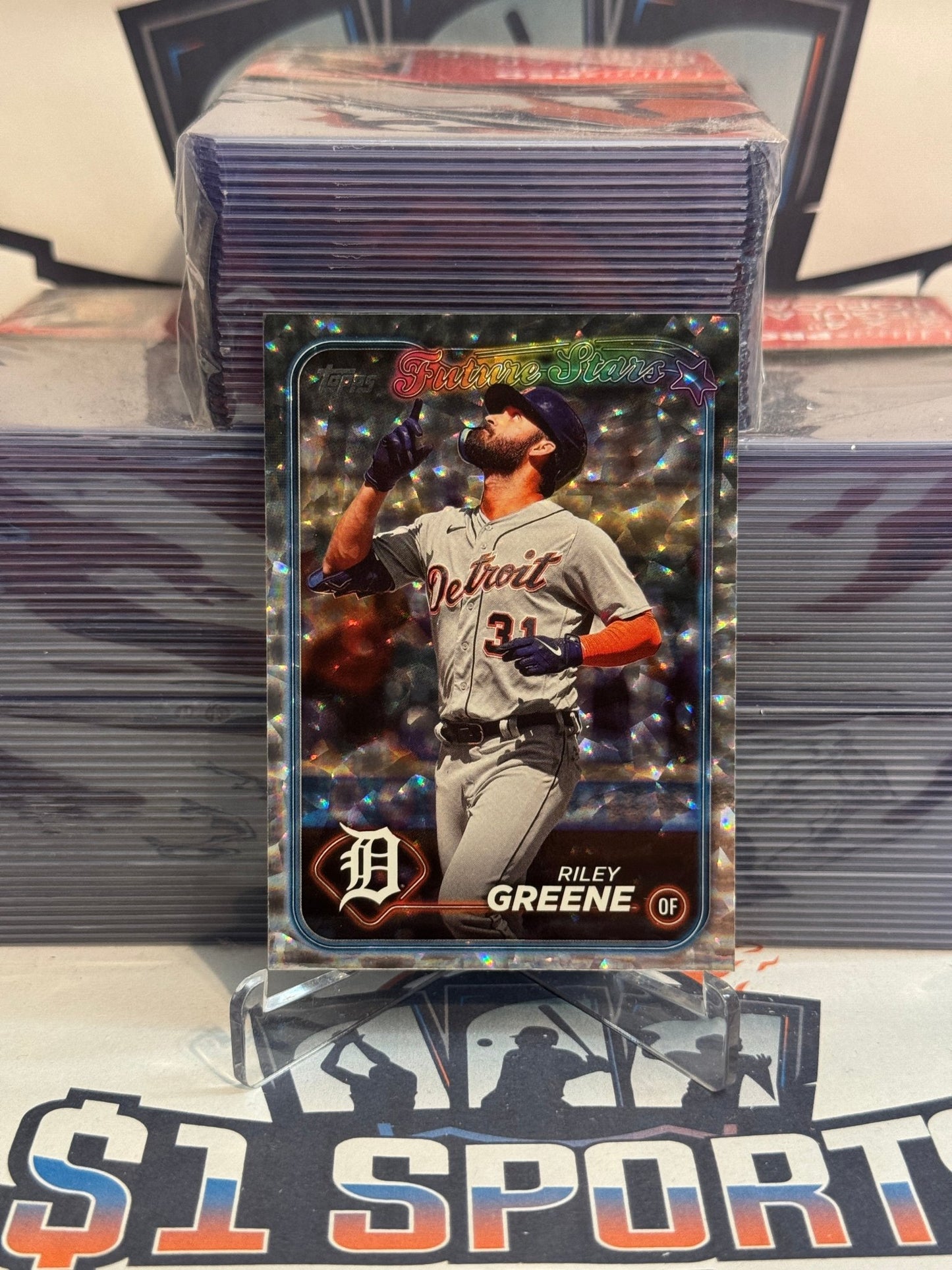 2024 Topps (Foilboard, Future Stars) Riley Greene #274