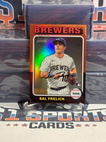 2024 Topps Heritage (Chrome 94/575) Sal Frelick Rookie 451