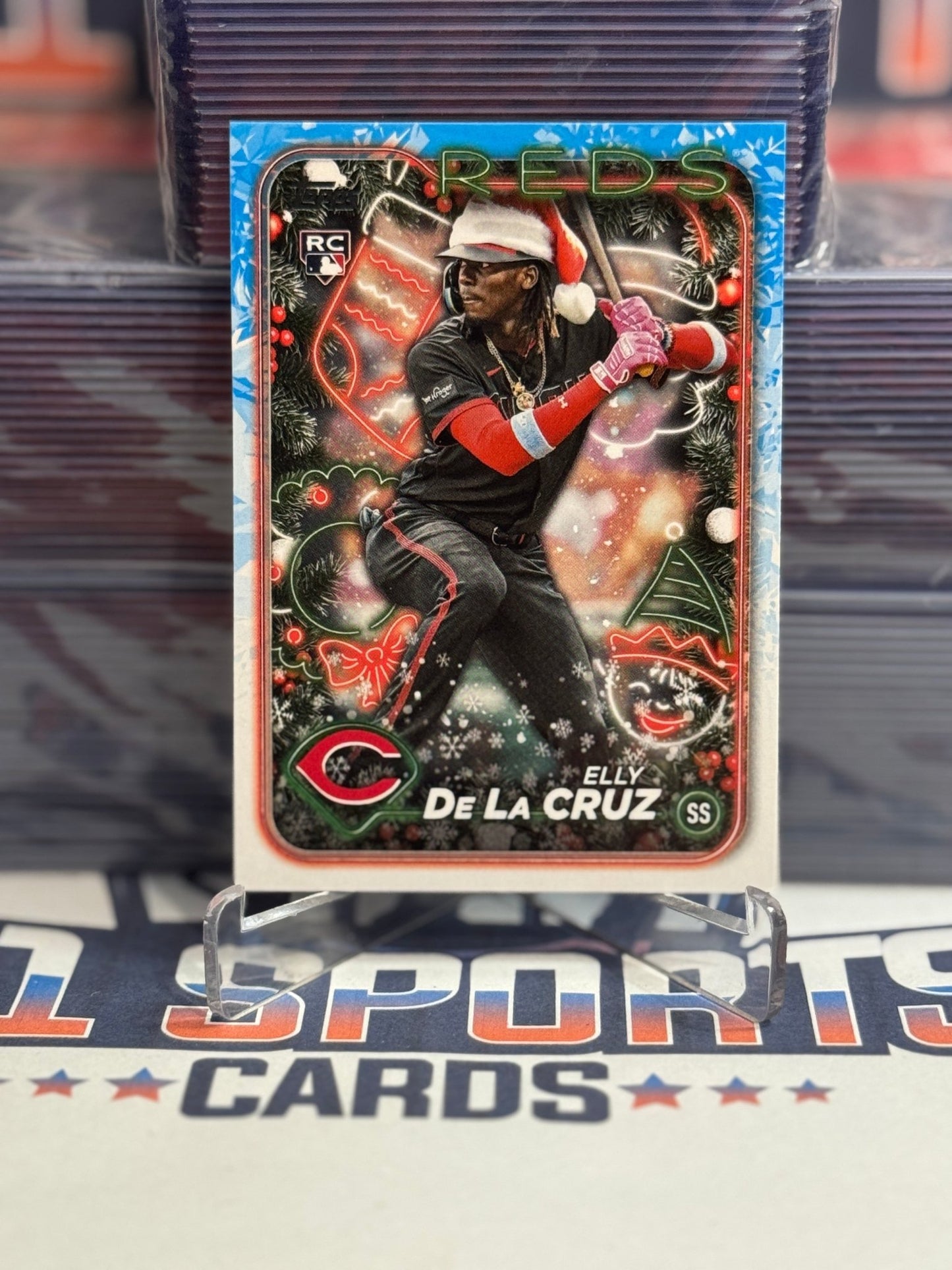 2024 Topps Holiday Elly De La Cruz Rookie #H102