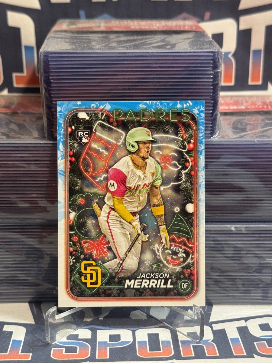 2024 Topps Holiday Jackson Merrill Rookie H160