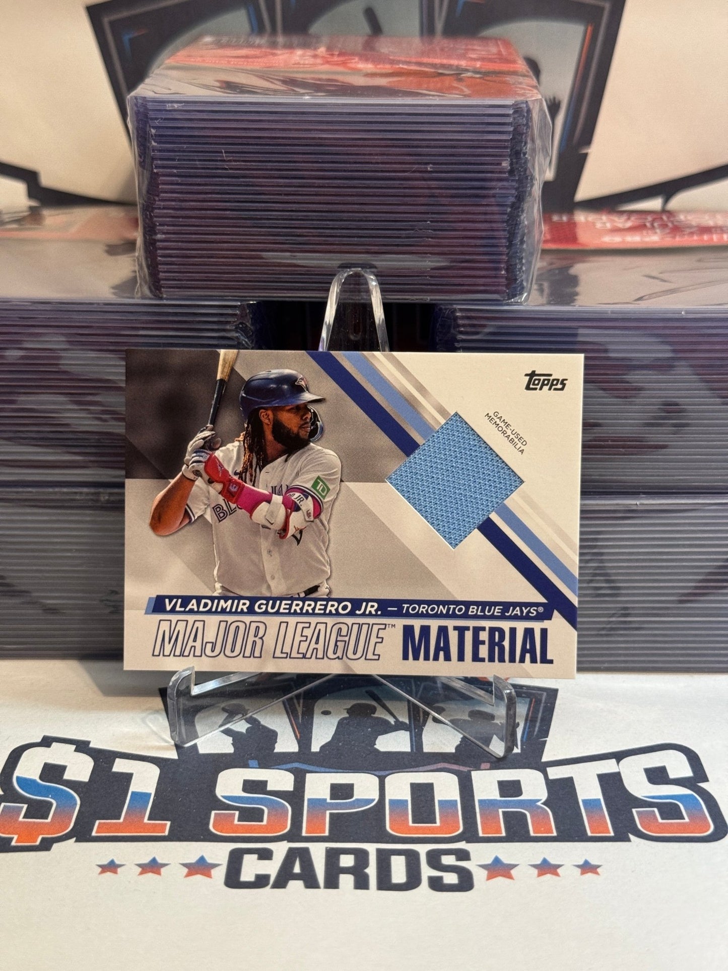 2024 Topps (Major League Materials Relic) Vladimir Guerrero Jr. #MLM2 - VG