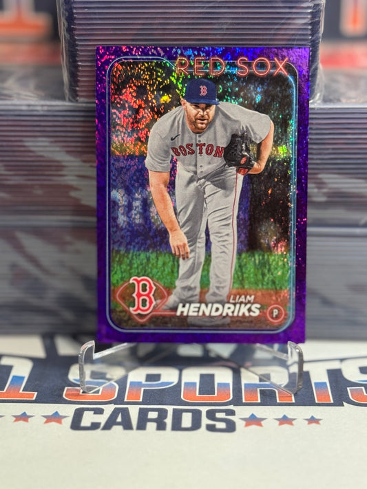 2024 Topps (Purple Foil 755/799) Liam Hendriks #587