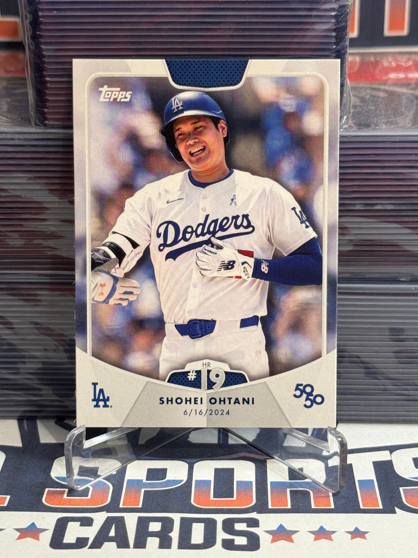 2024 Topps Shohei Ohtani 50/50 Celebration #34