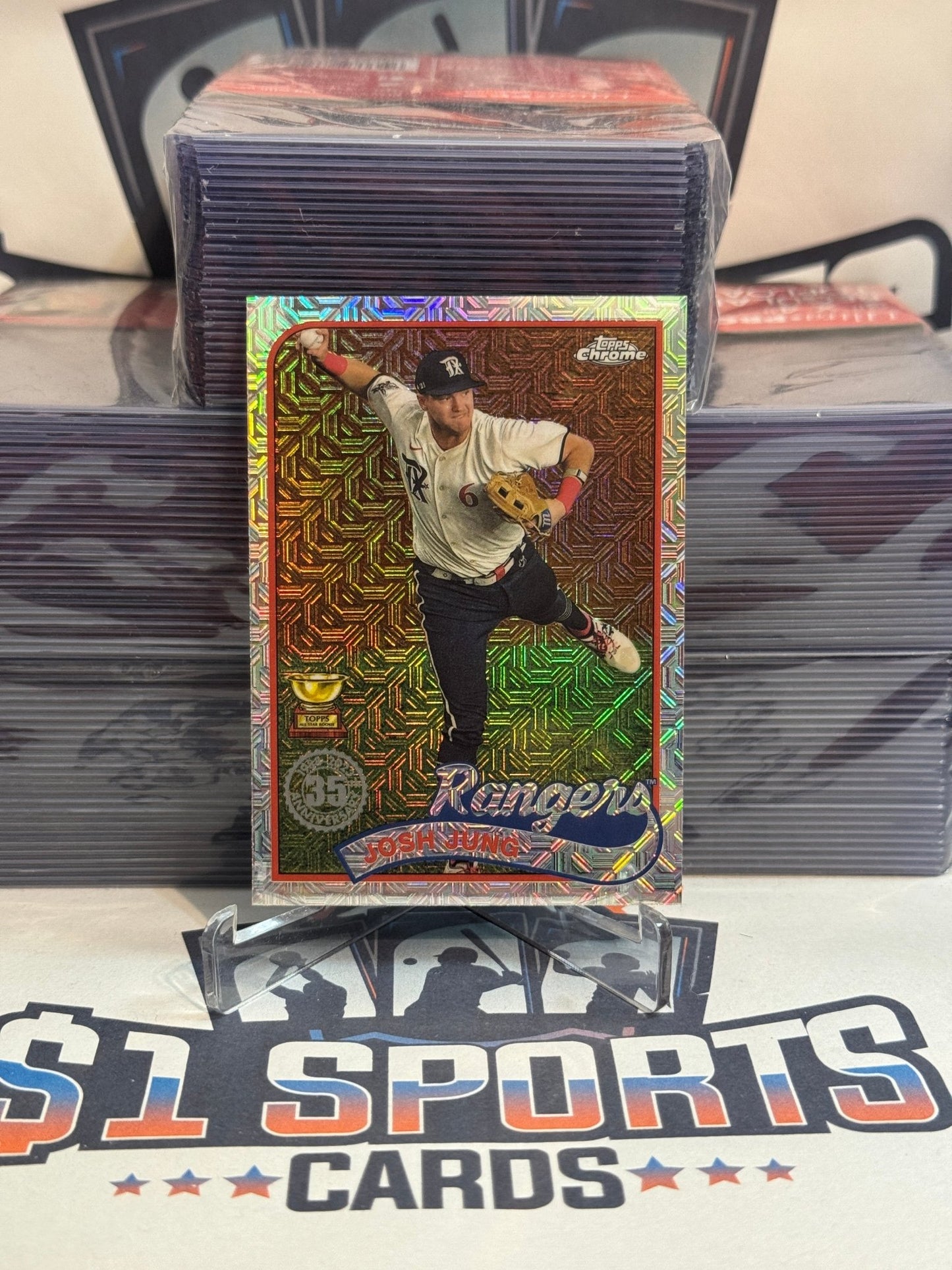 2024 Topps (Silver Pack Chrome 1989 Redux, Rookie Cup) Josh Jung #T89C - 65