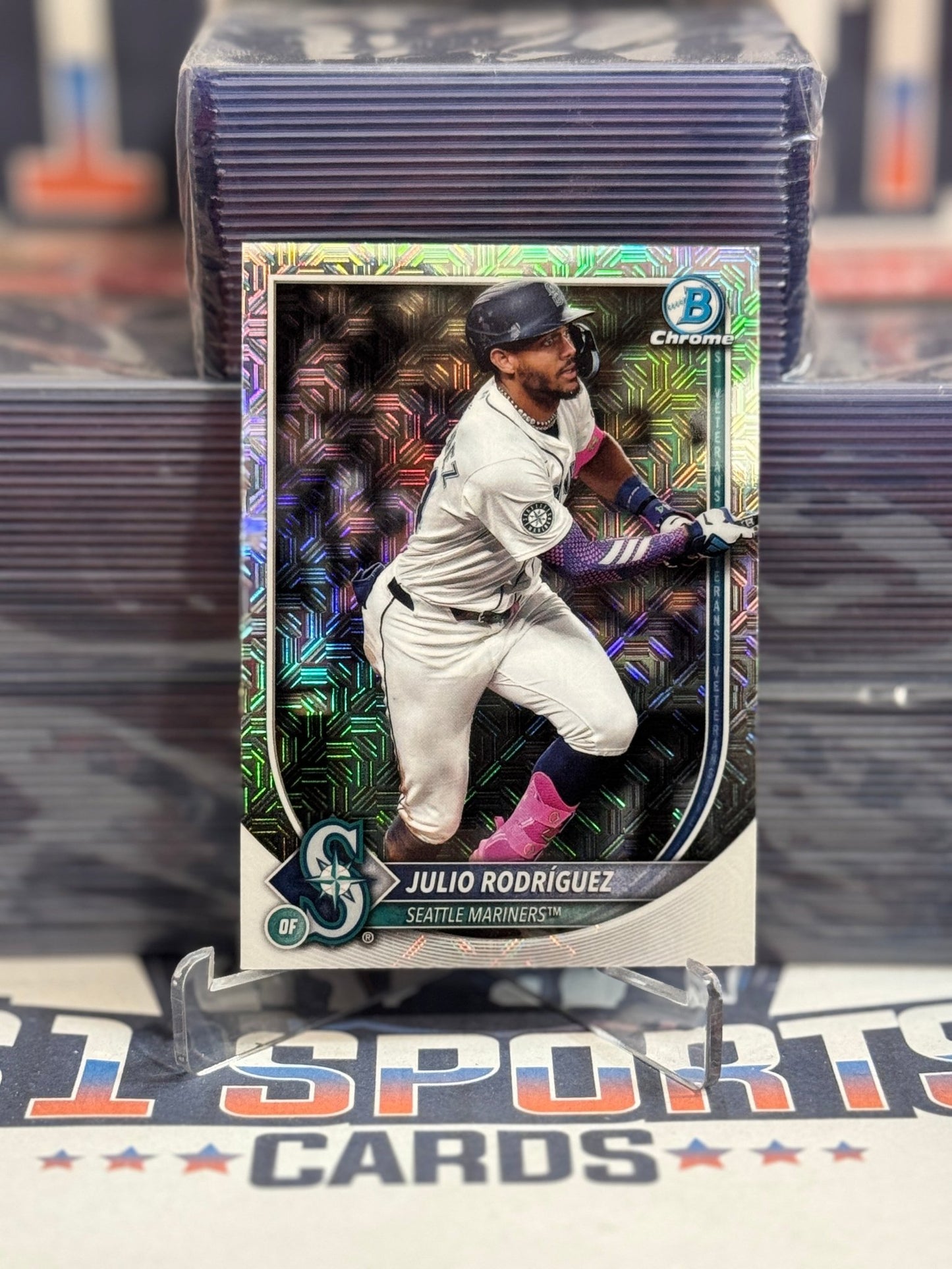 2025 Bowman Chrome (Mega Refractor) Julio Rodriguez 66