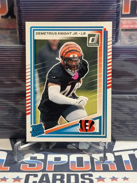2025 Donruss (Rated Rookie) Demetrius Knight Jr. #385