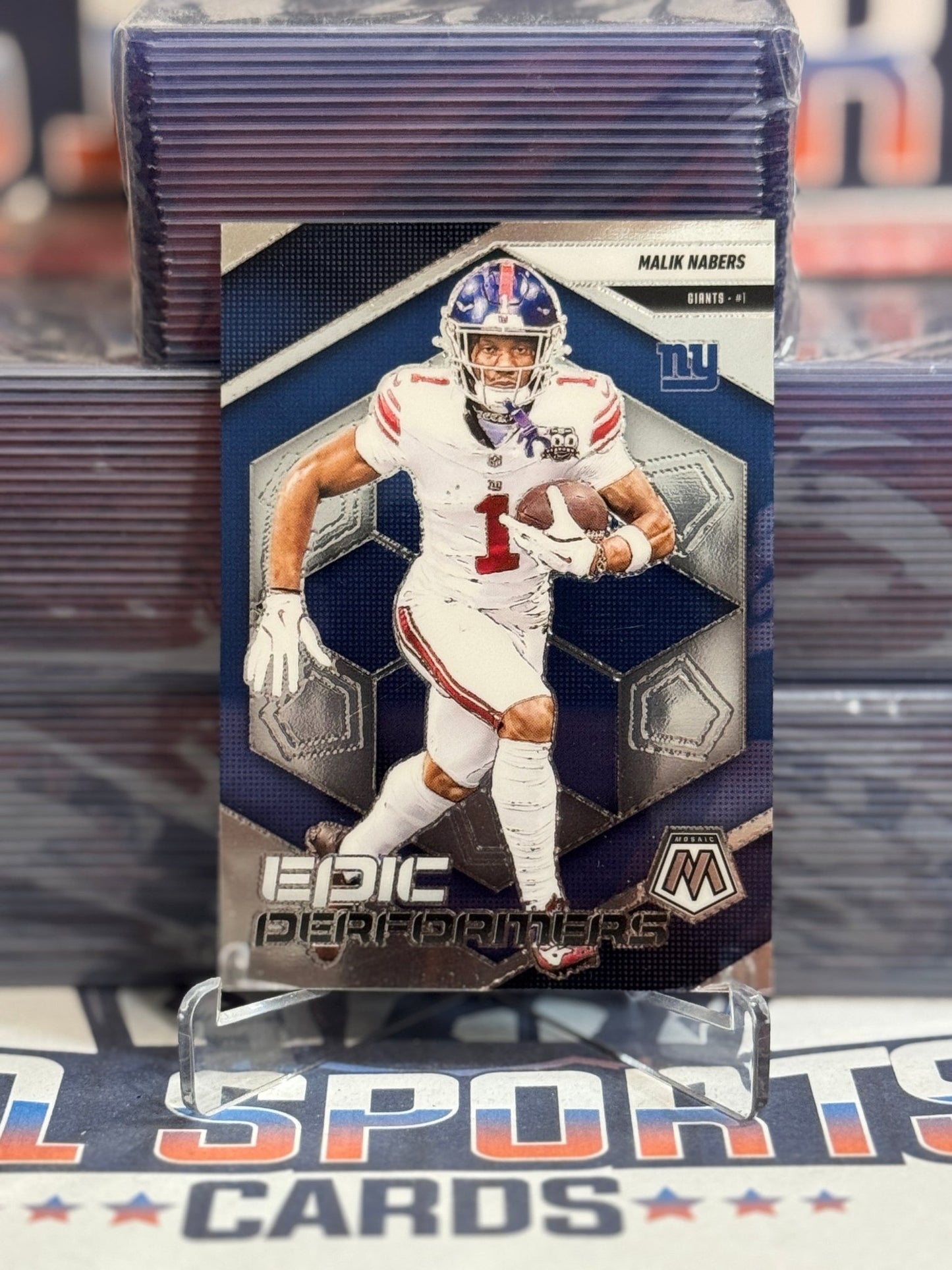 2025 Panini Mosaic (Epic Performers) Malik Nabers 11