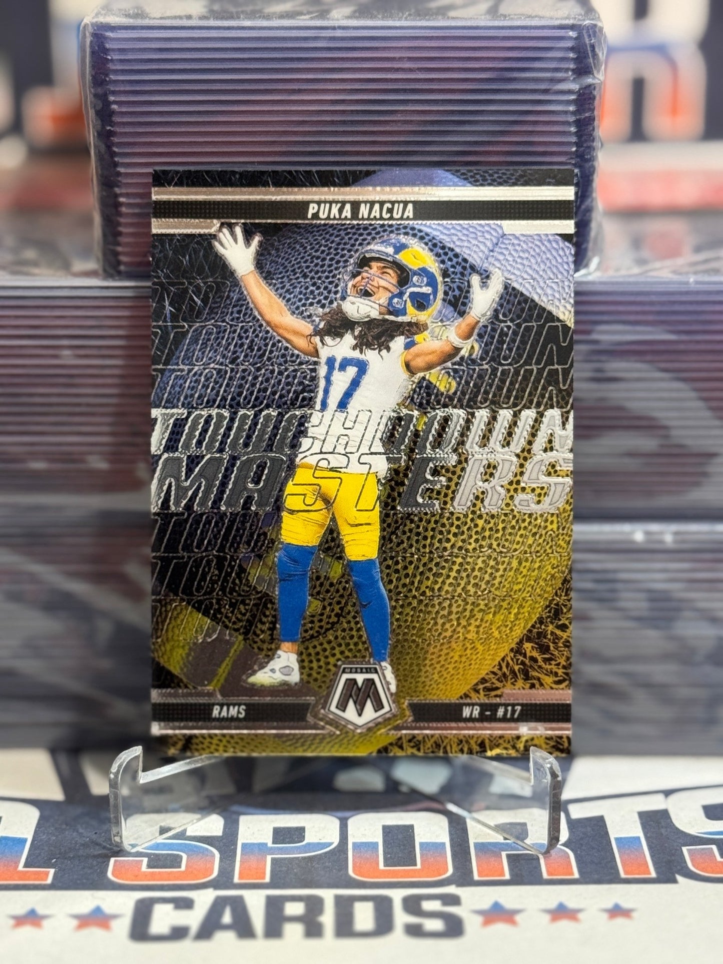 2025 Panini Mosaic (Touchdown Masters) Puka Nacua 12