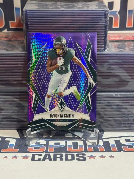 2025 Panini Phoenix (Purple Pulsar Prizm 57/249) DeVonta Smith 12