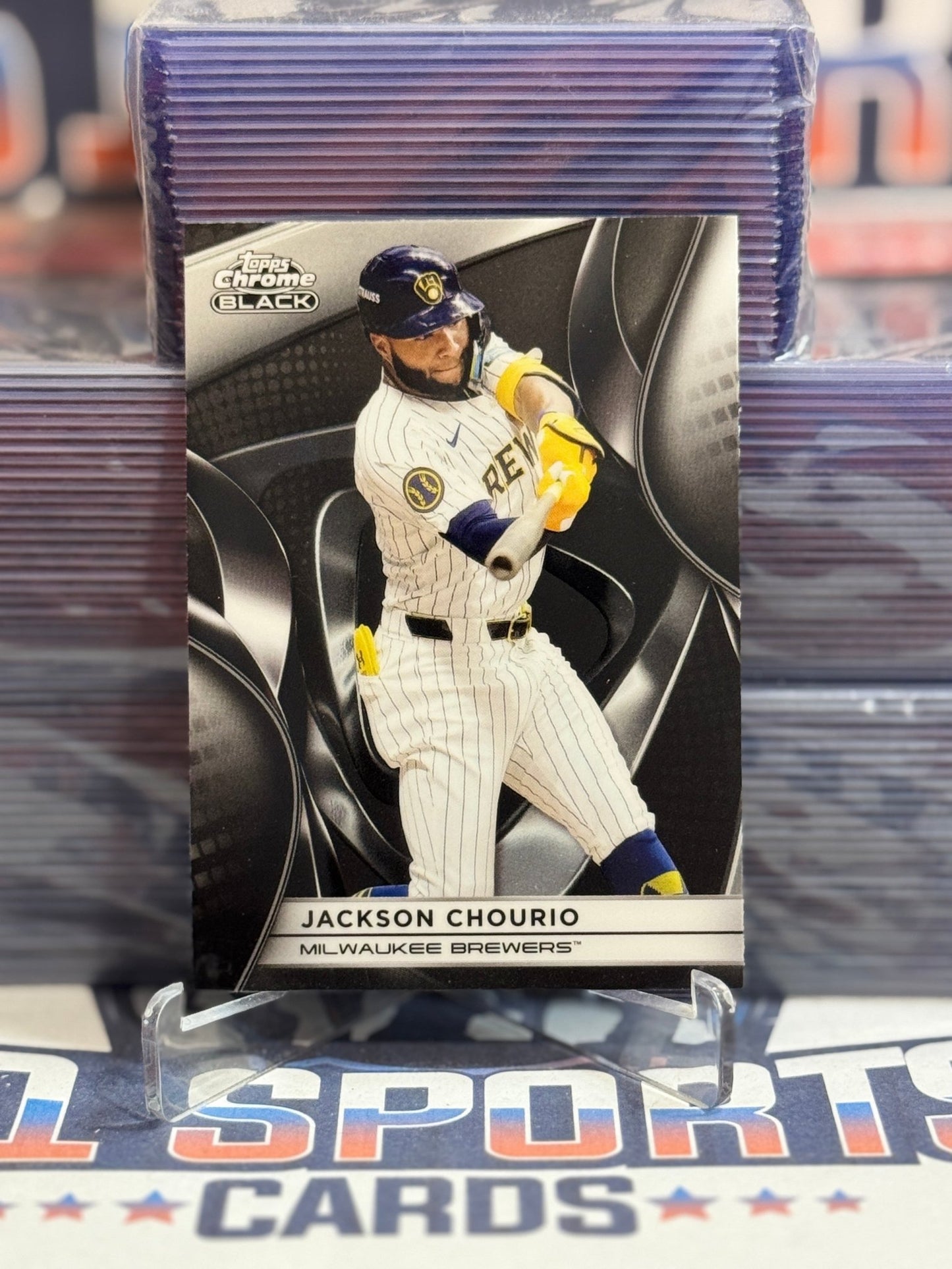 2025 Topps Chrome Black (2nd Year) Jackson Chourio 98