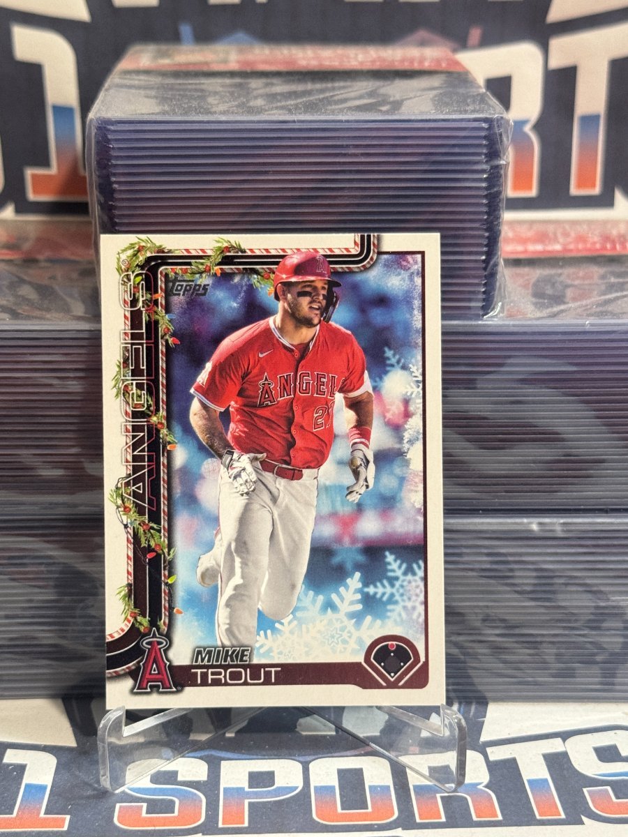 2025 Topps Holiday Mike Trout 1