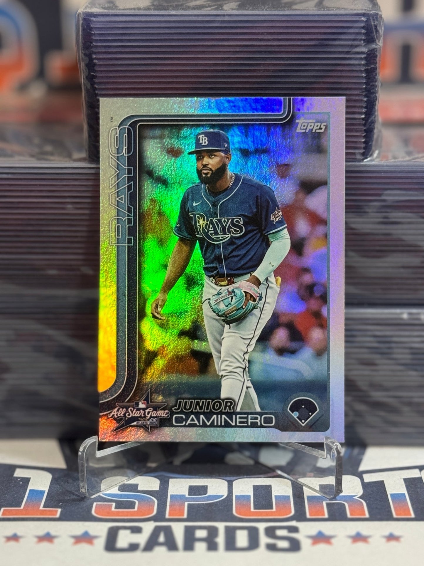 2025 Topps Update (Foil, All - Star Game) Junior Caminero ASG - 40