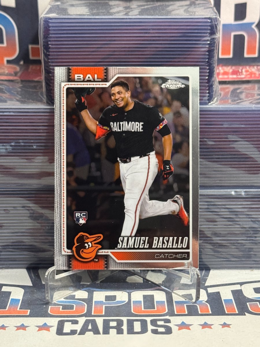 2026 Topps Chrome Samuel Basallo Rookie #7