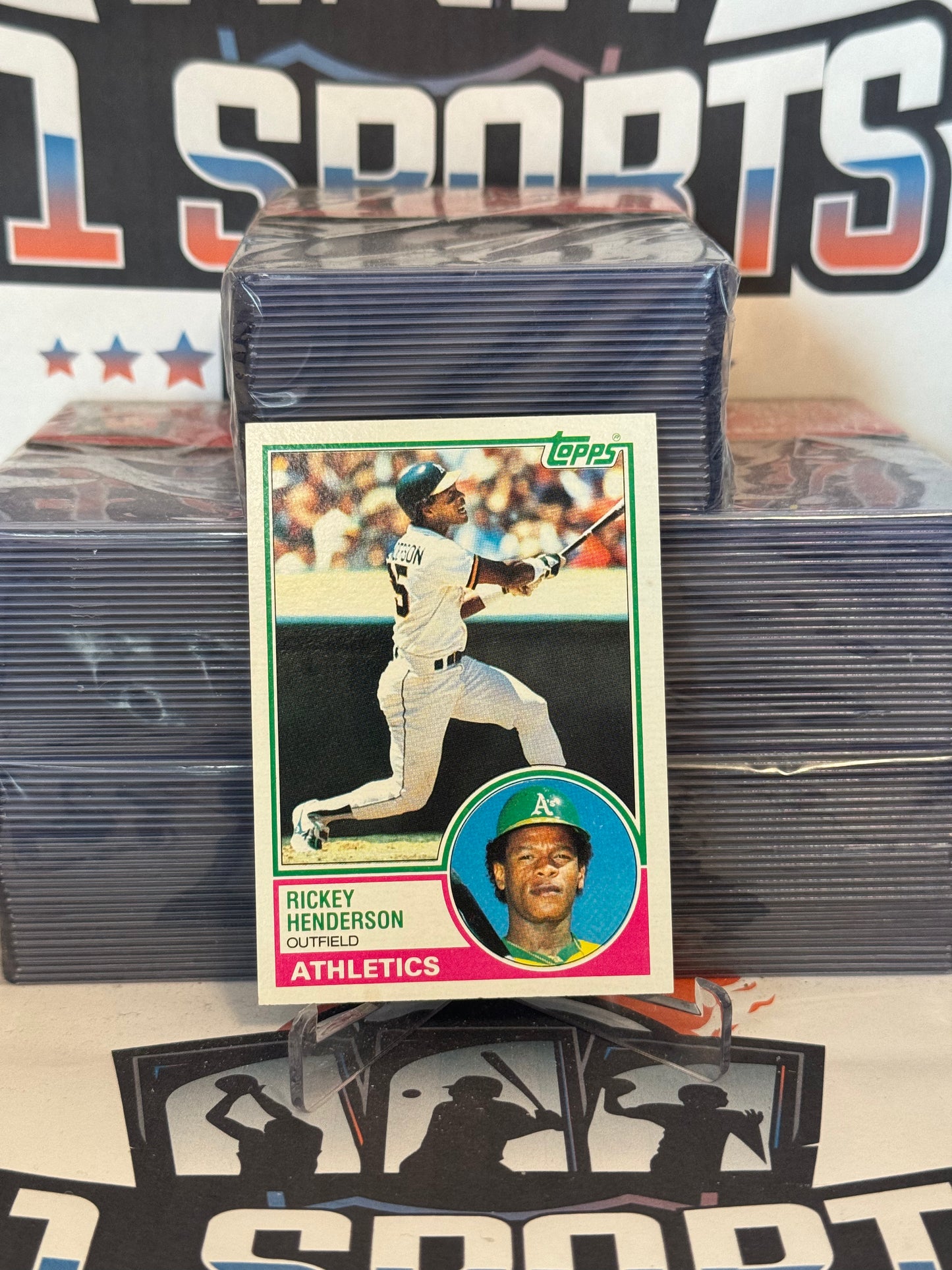 1983 Topps Rickey Henderson #180