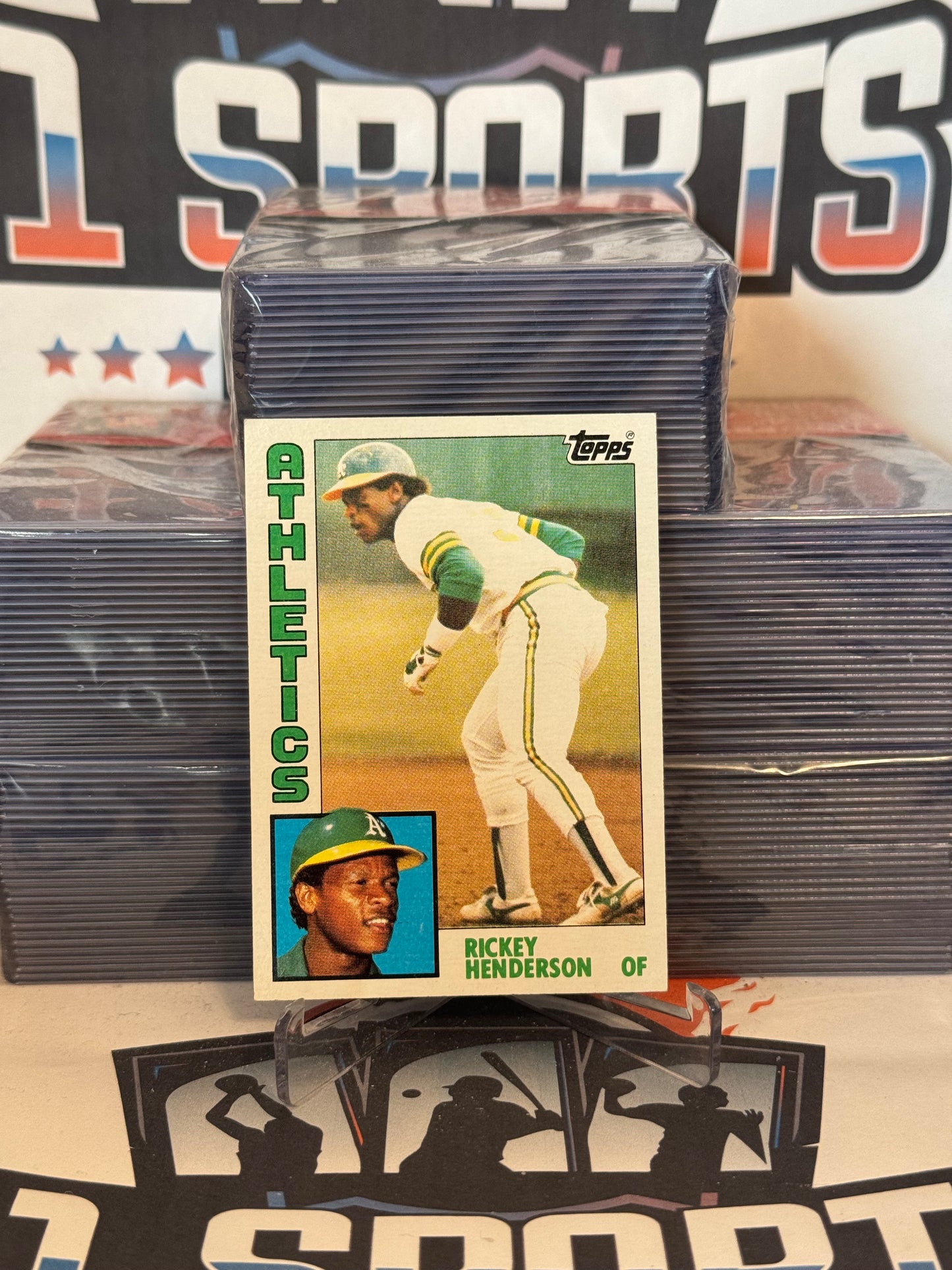 1984 Topps Rickey Henderson #230
