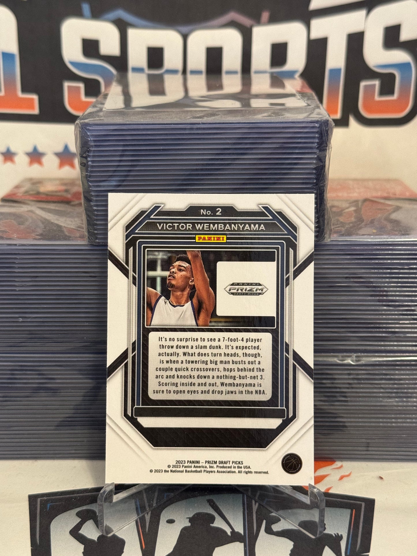 2023 Panini Prizm Draft Picks Victor Wembanyama Rookie #2