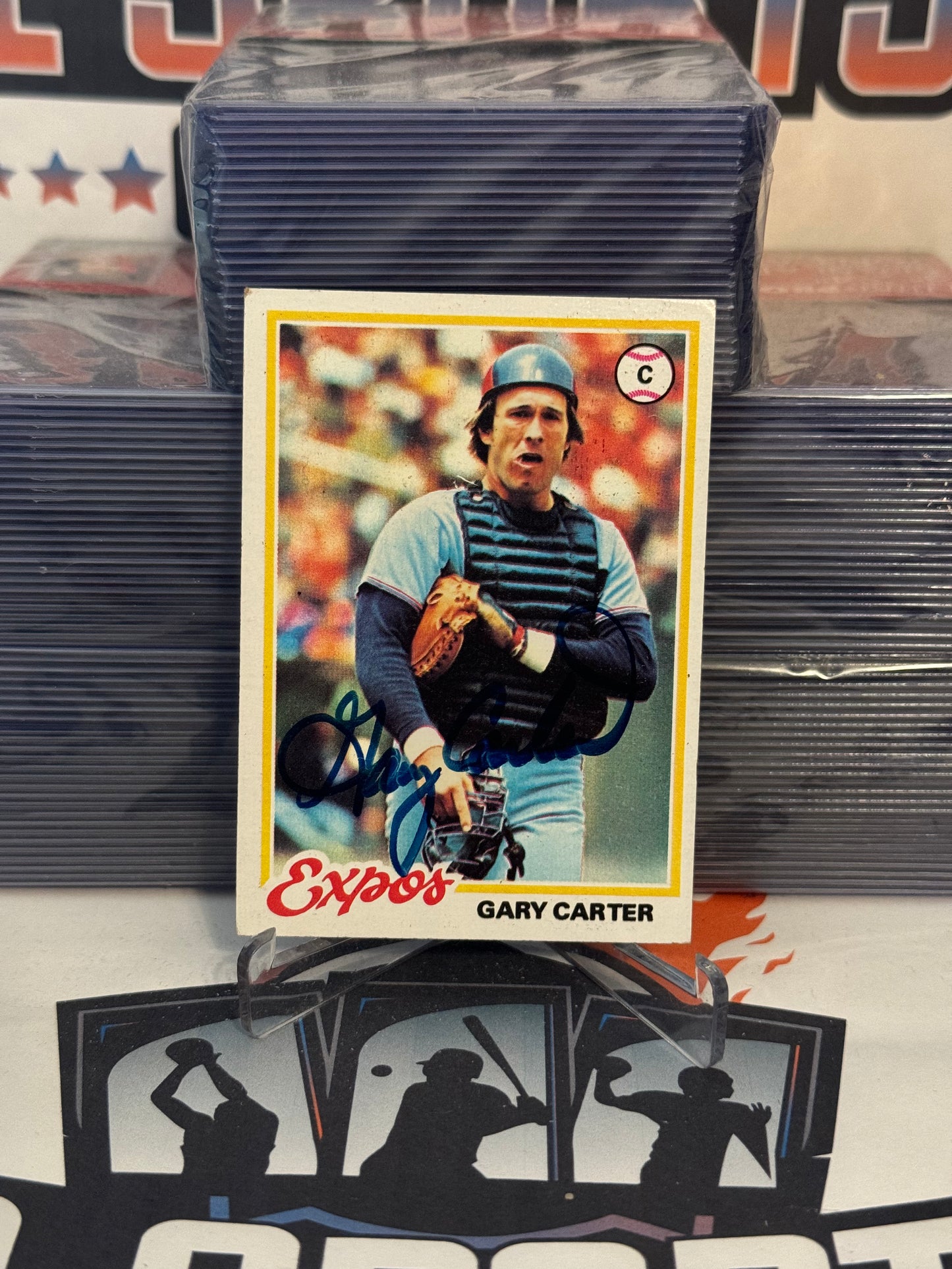 1978 Topps (Hand-Signed Auto) Gary Carter #120