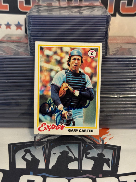 1978 Topps (Hand-Signed Auto) Gary Carter #120
