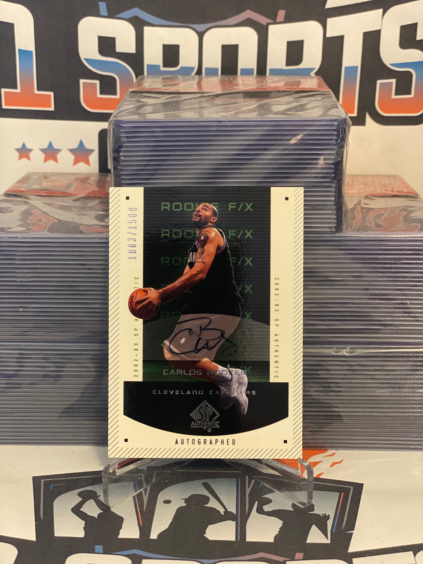 2003 Upper Deck SP Authentic (Rookie F/X Auto 1083/1500) Carlos Boozer #169