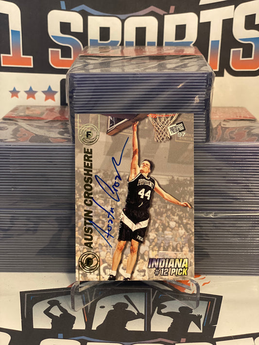 1997 Press Pass (Double-Threat Basketball Auto) Austin Croshere #22