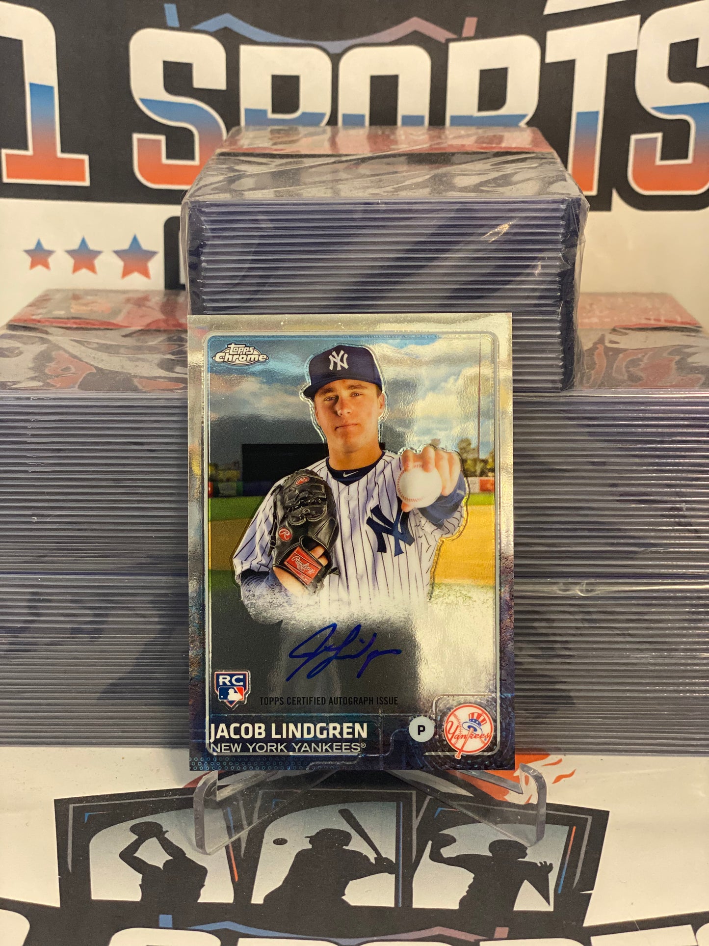 2015 Topps Chrome (Auto) Jacob Lindgren #AR-JLN