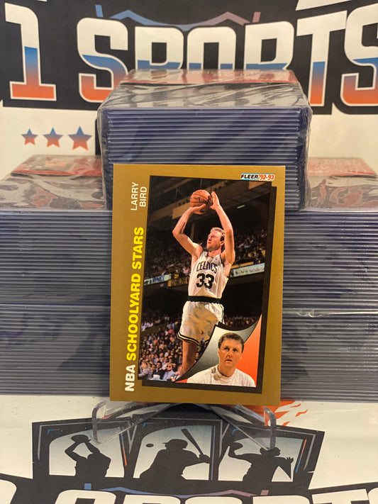 1992 Fleer (Schoolyard Stars) Larry Bird #256