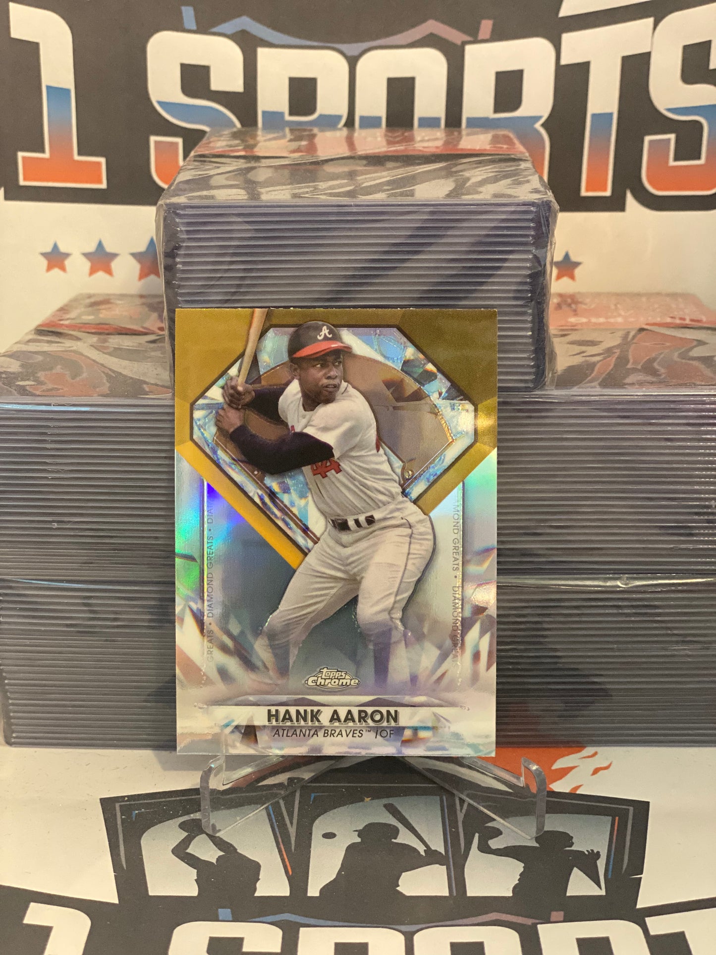 2022 Topps Chrome (Diamond Greats) Hank Aaron #DGC-53