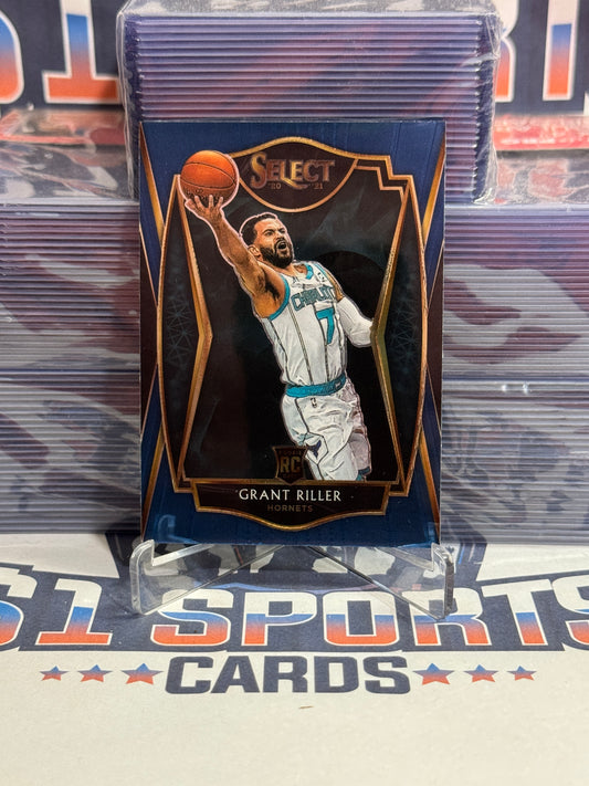 2020 Panini Select (Premier Level) Grant Riller Rookie #166