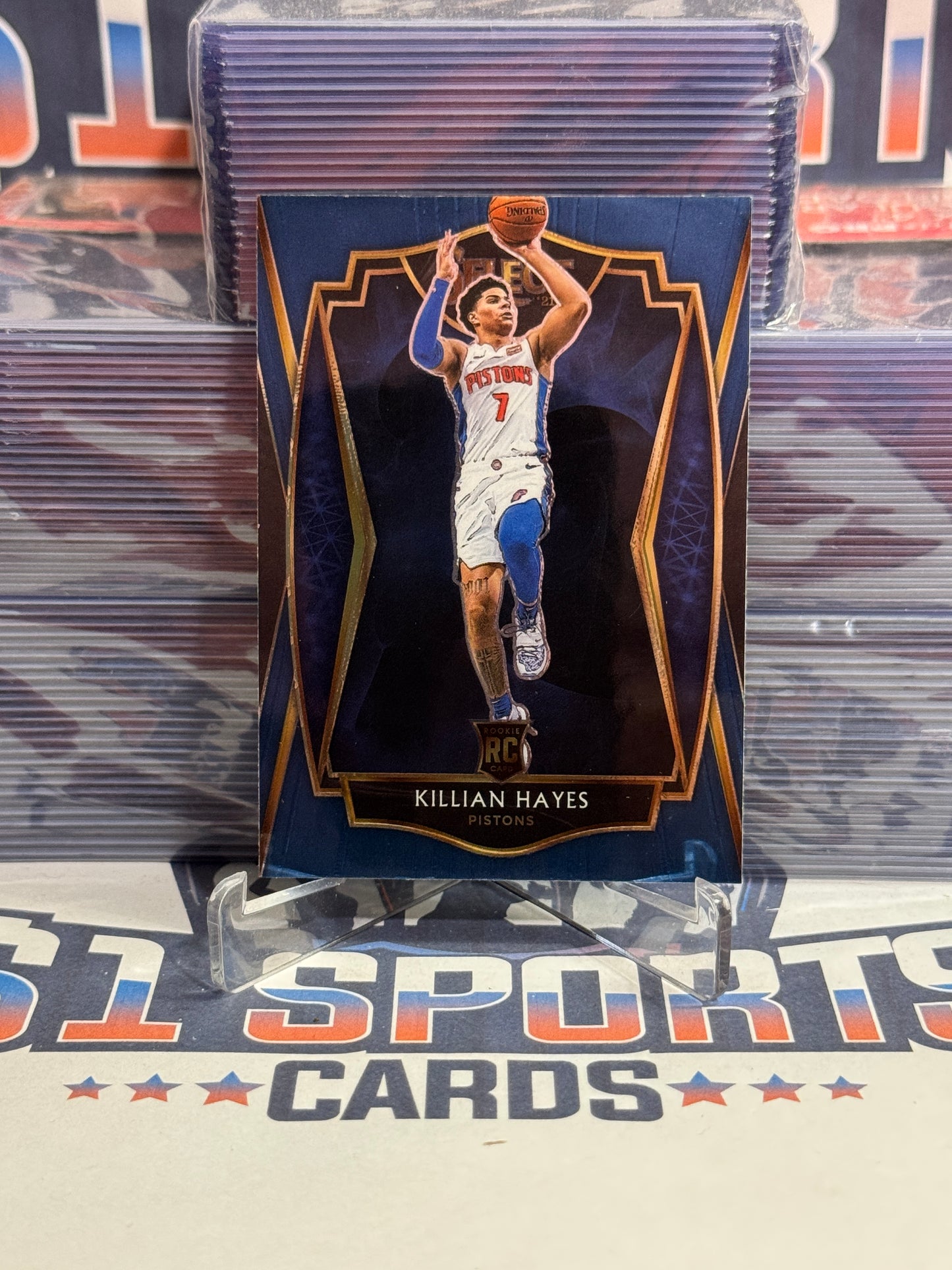 2020 Panini Select (Premier Level) Killian Hayes Rookie #181