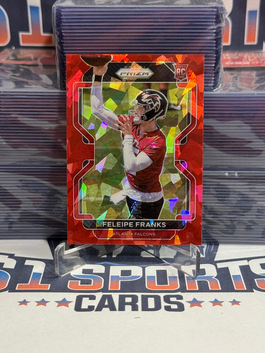 2021 Panini Prizm (Red Ice Prizm) Feleipe Franks Rookie #398