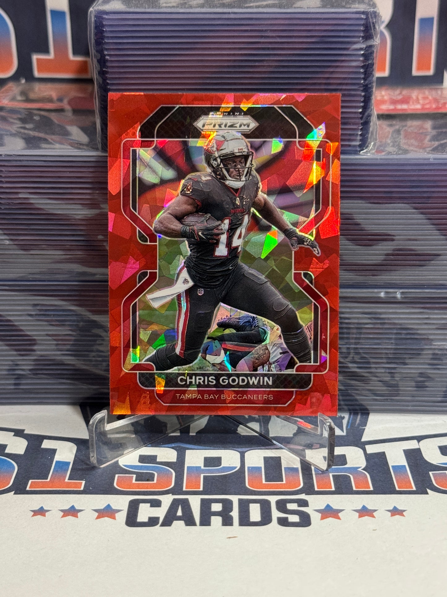 2021 Panini Prizm (Red Ice Prizm) Chris Godwin #291
