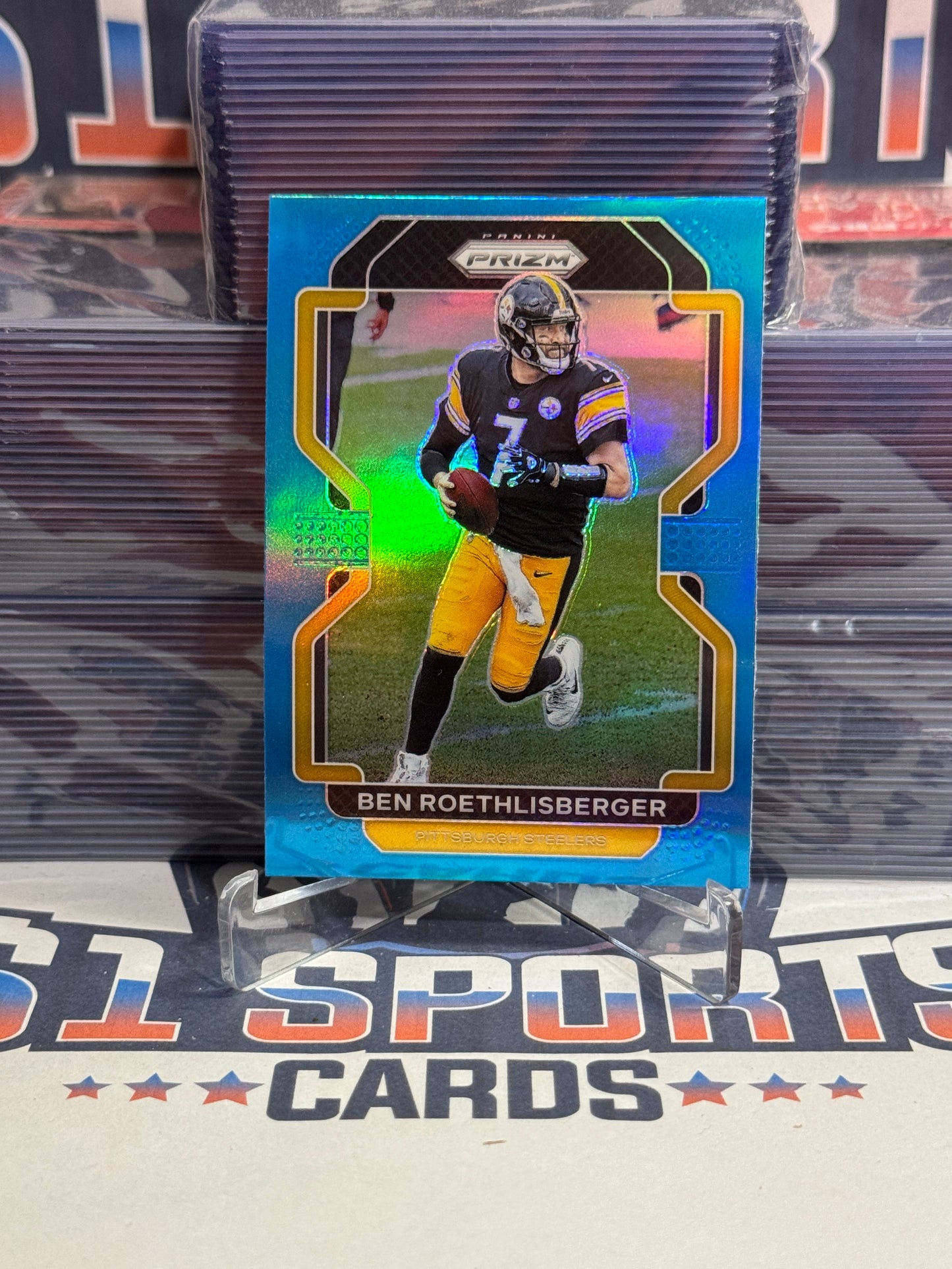 2021 Panini Prizm (Light Blue Prizm) Ben Roethlisberger #253