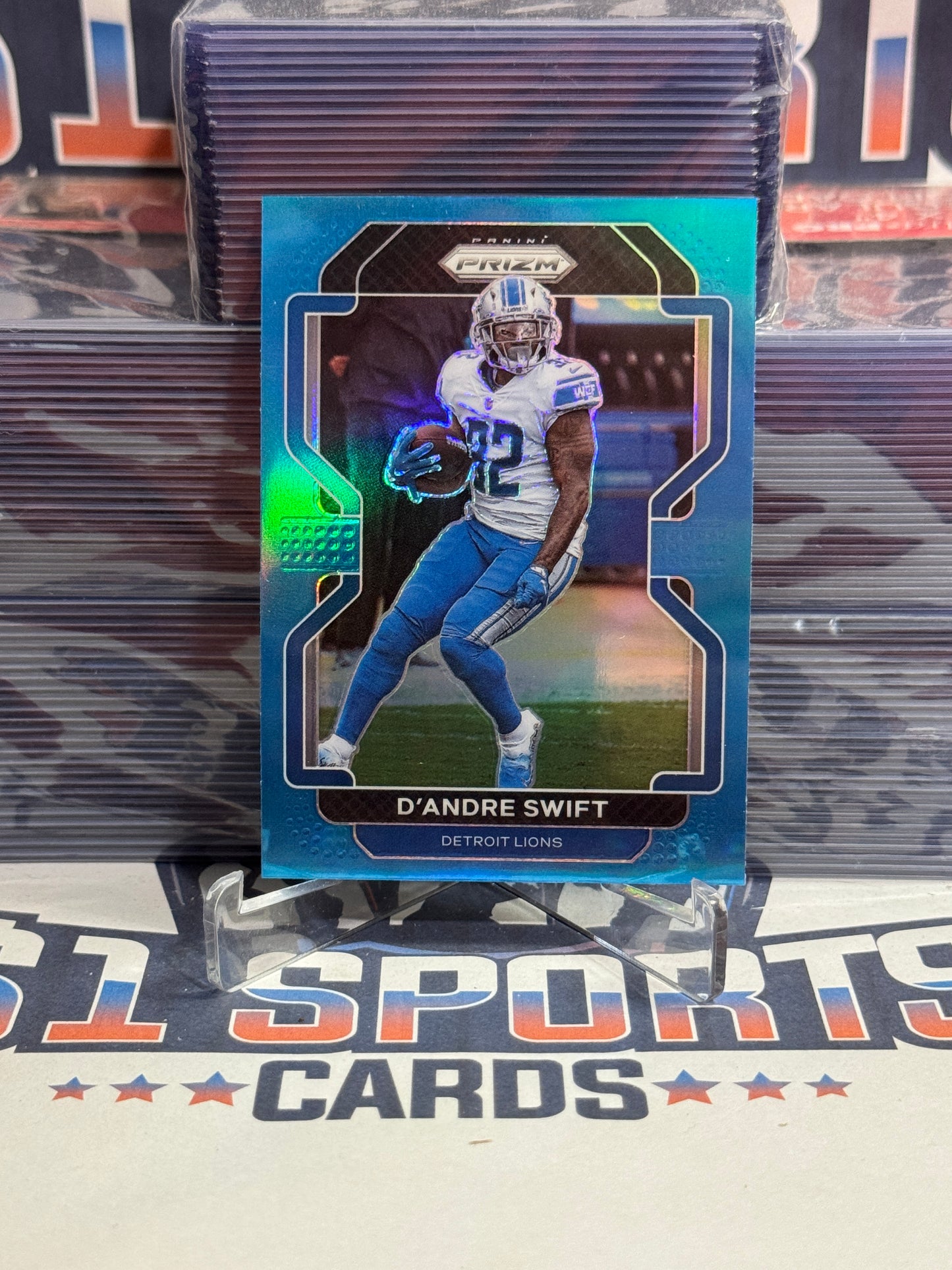 2021 Panini Prizm (Light Blue Prizm) D'Andre Swift #149