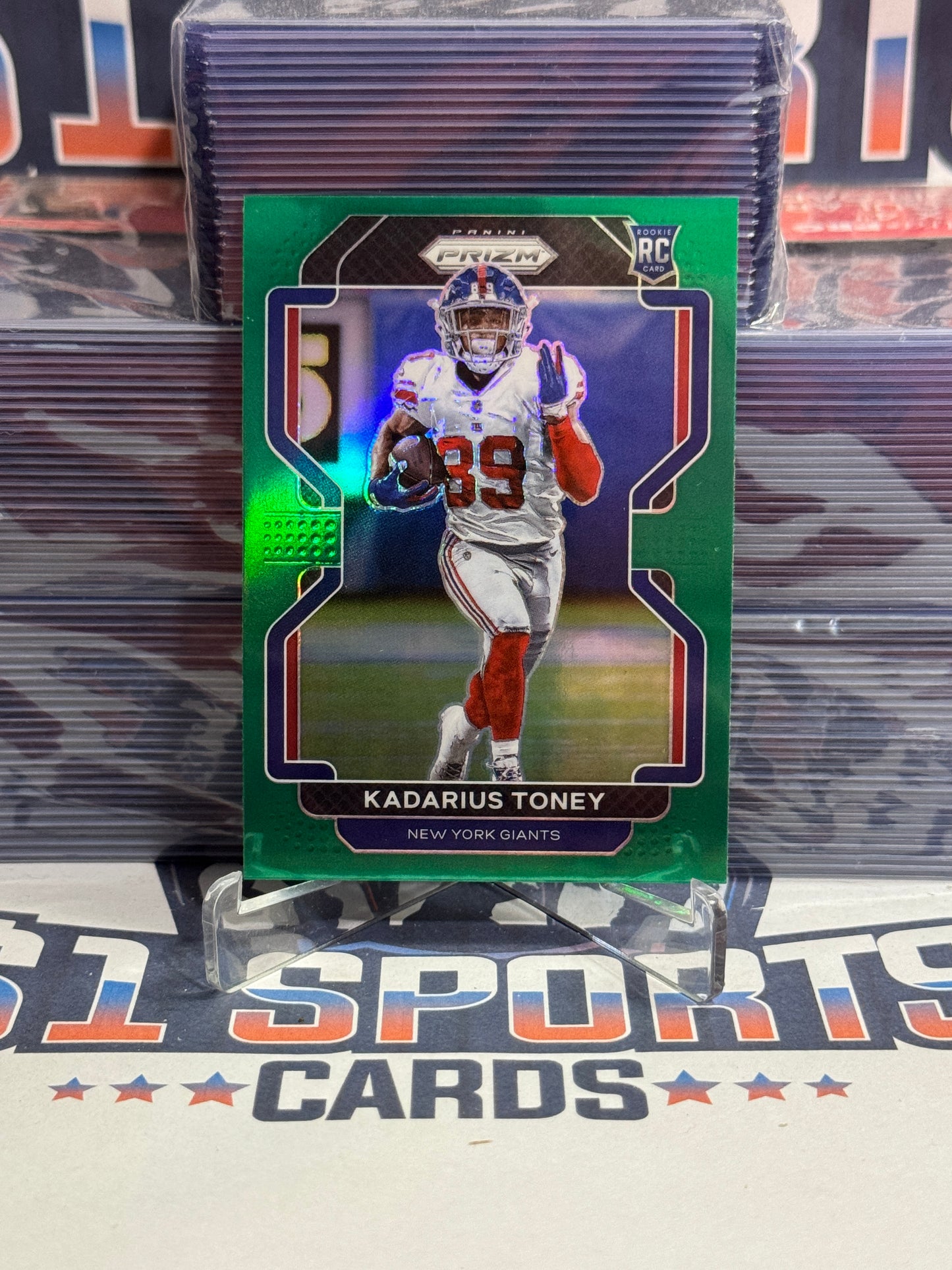 2021 Panini Prizm (Green Prizm) Kadarius Toney Rookie #342