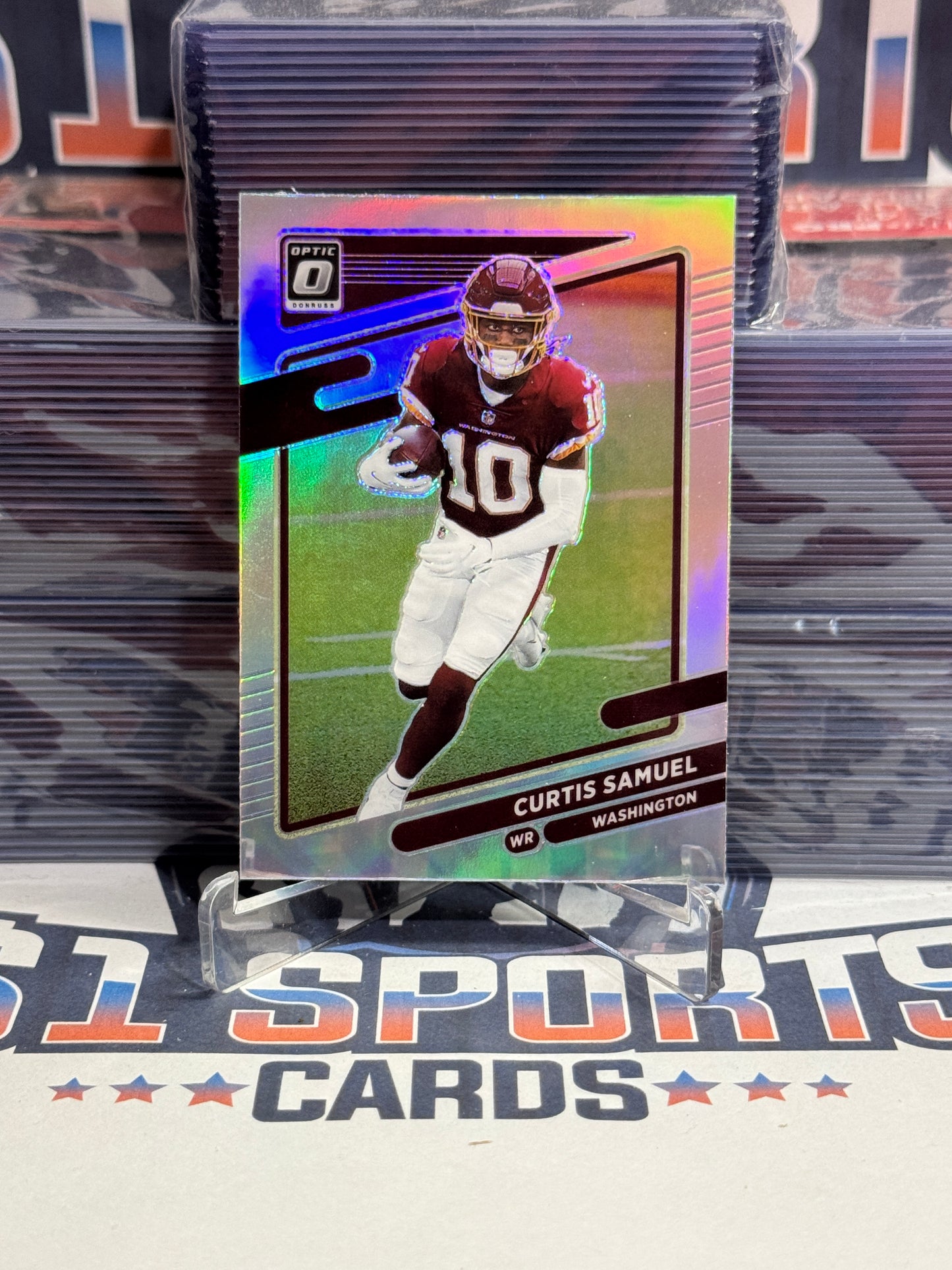 2021 Donruss Optic (Holo Prizm) Curtis Samuel #2